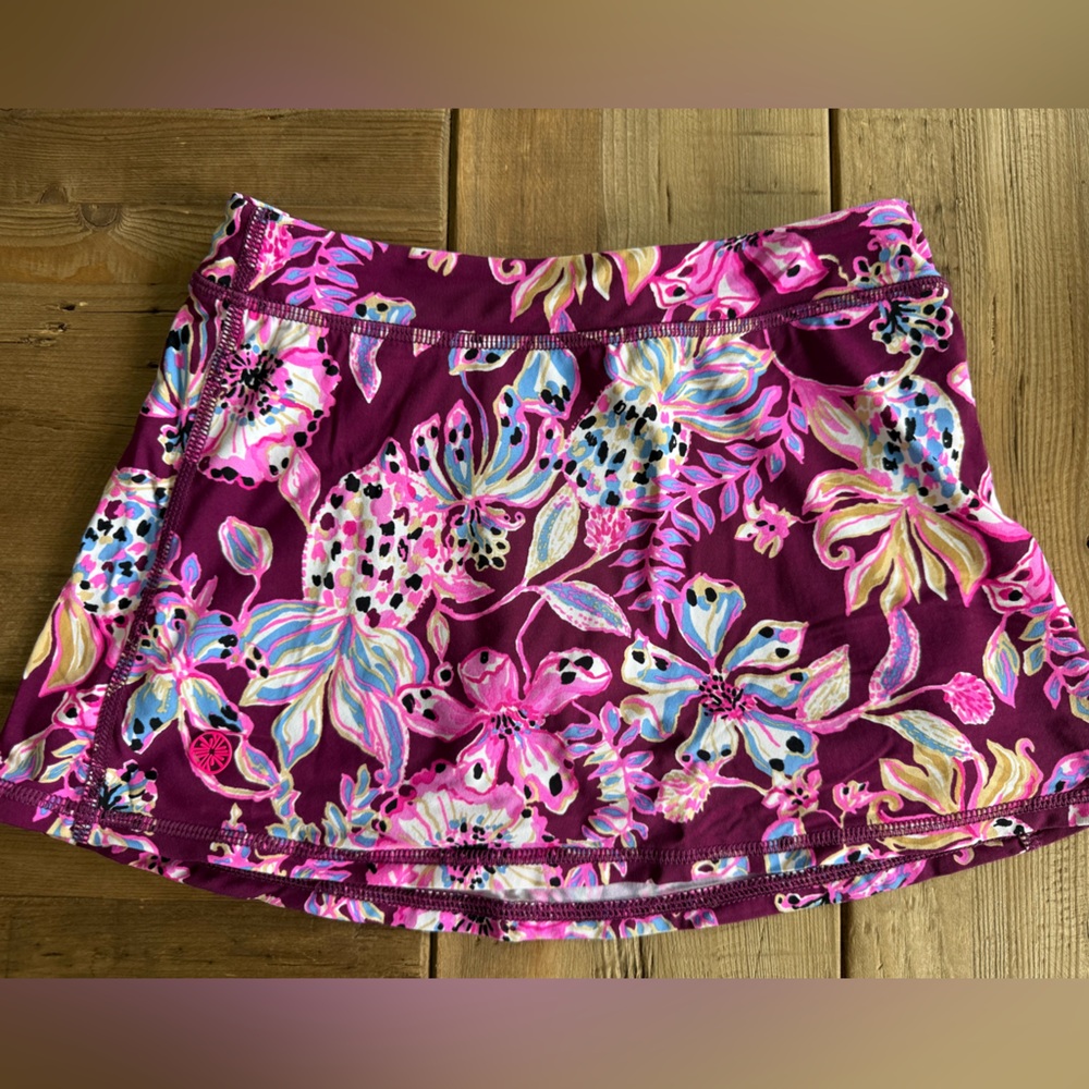 Lilly Pulitzer Girls Skort 6/7 Luxletic Fabric